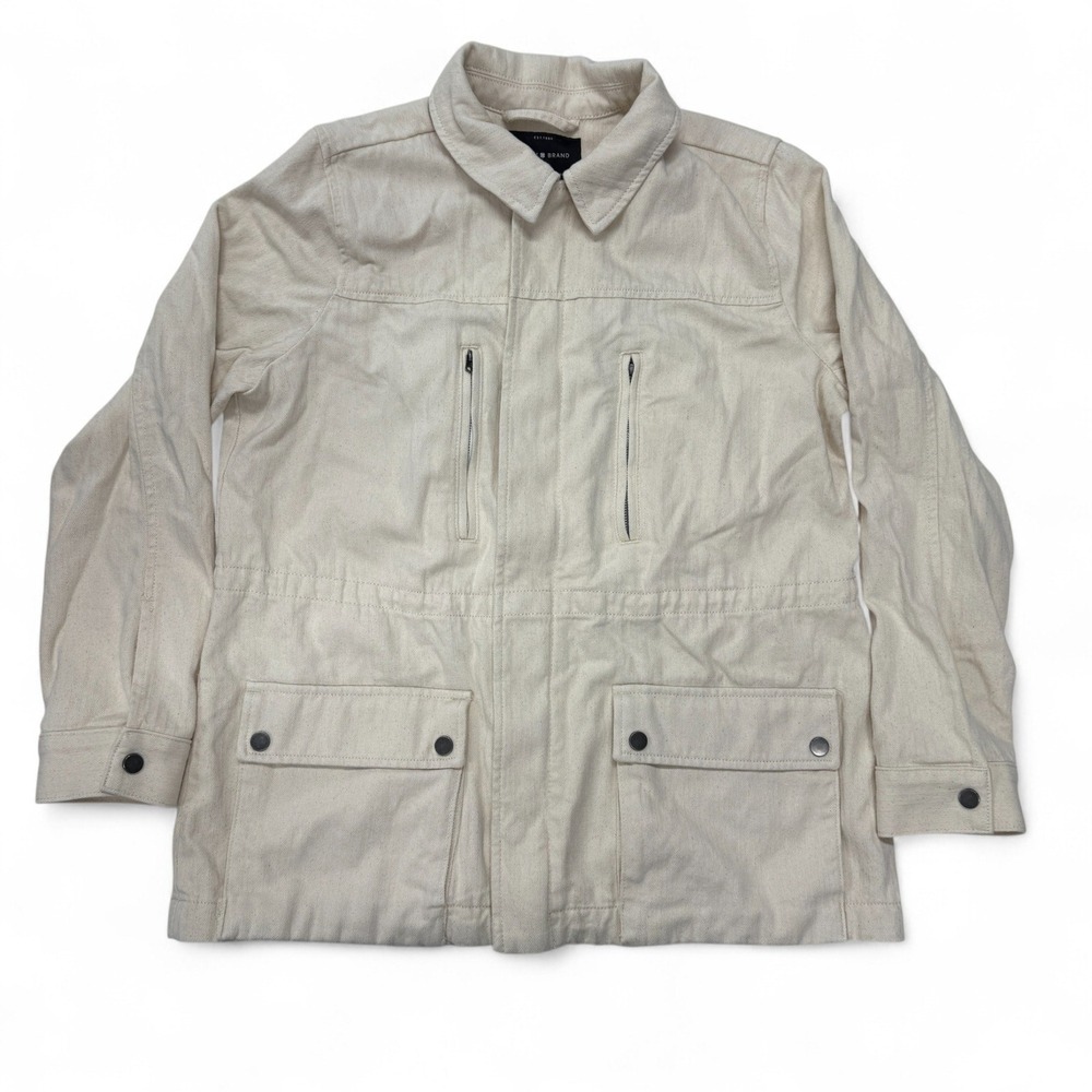 Lucky Brand‎ Ecru Utility Laurel Jacket Canvas Lightweight Womens Large NWT